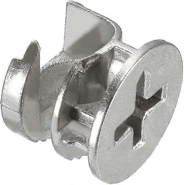 15 stk Møbel Kamlås Mutter Koblinger 15x12mm for Skap Skuff Garderobe Panelmontering