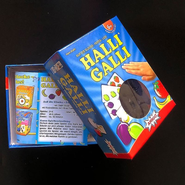 Fullt engelsk Halli Galli Brettspill Trading Ferdighets-Familiy Party Game