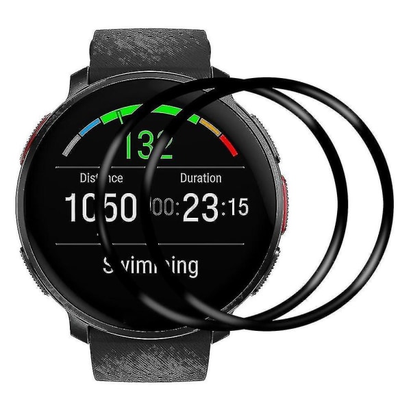 2 kpl/pakkaus Polar Vantage V3 PMMA -näytönsuojalle, läpinäkyvä watch näyttökalvo