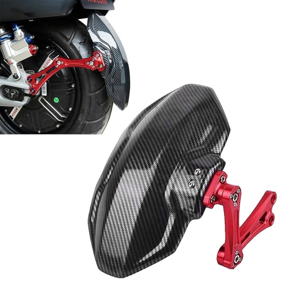 Universal moottoripyörän pyörän takalokasuoja lokasuoja renkaan roiskesuoja mallille Gsx-s1000 musta Carbon Fiber  Black