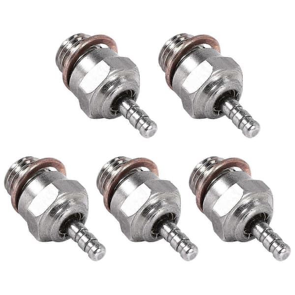 5 stk. N3 Gløderør Nitro Truck Hot Spark Motordele Tilbehør Erstatning OS RC Modelbil 70117 Silver