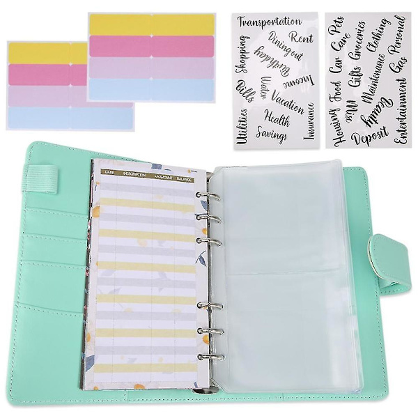 Budget Binder - Stykker af Budget Binder, Kontantkonvolutter til Budget og Finansiel Styring