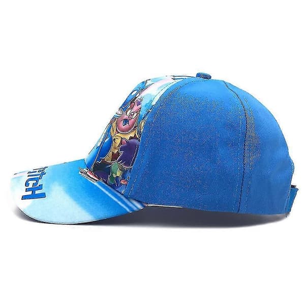 Lilo & Stitch-keps för barn med tryck, sommar, justerbar snapback-hatt Blue