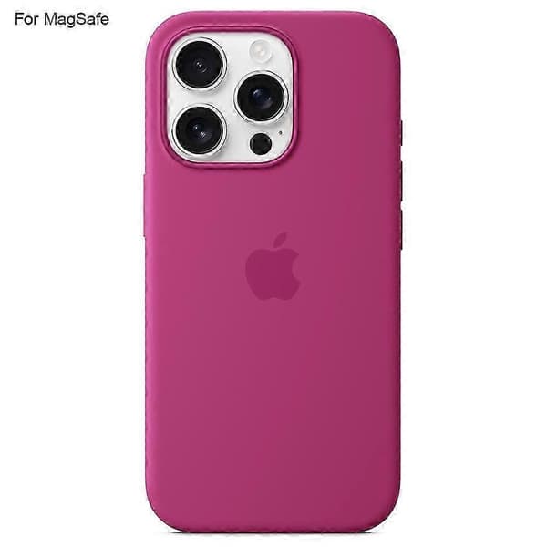 Etui til iPhone 16 Pro med MagSafe flydende silikone telefonbagcover med induktionspopover-funktion-d8km_bs8z Rose