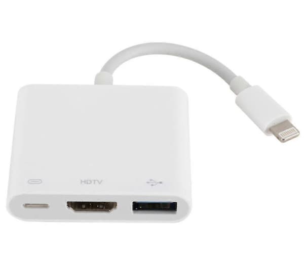 Lightning til OTG Digital AV-adapter, Lightning til HDMI+USB-konverter