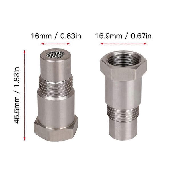 1/2/5/10 st syre O2-sensor distansadapter katalytisk 1Pcs