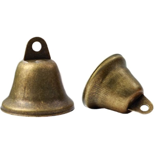 30 stykker liten vintage bronse håndklokke Vintage Bells Vintage bronse jingle Bells Vintage bronse Bells Mini håndklokke Bronse Bell Håndlaget liten bel