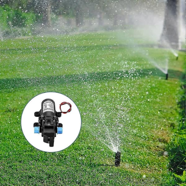 Vattenpump DC 12V Högtrycksvattenpump 116Psi Husvagn Självsugande Camping Båt
