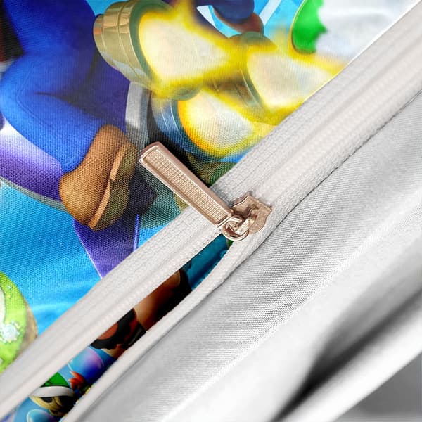 25 nya tecknade Mario digitaltryckta sängkläder i tre delar 135*200