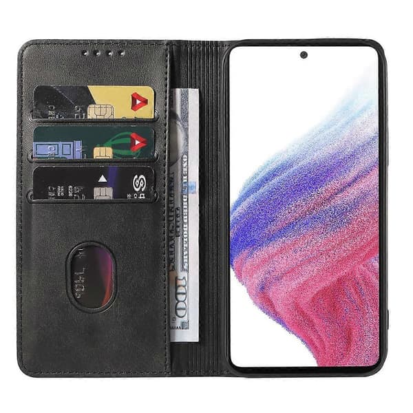 Magnetisk læder telefoncover til Samsung Galaxy A53 5G Black