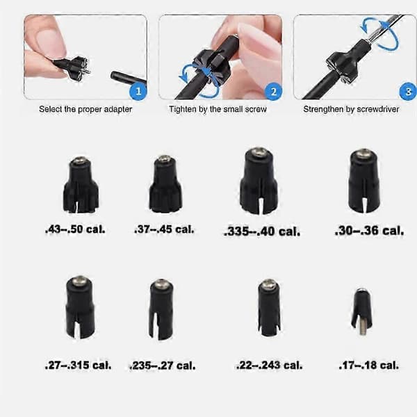 Laser Bore Sight Kit .177 .22 Kaliber Til 12GA Laserpointer Kollimator Universal Boresighter Batteri Red Light A1