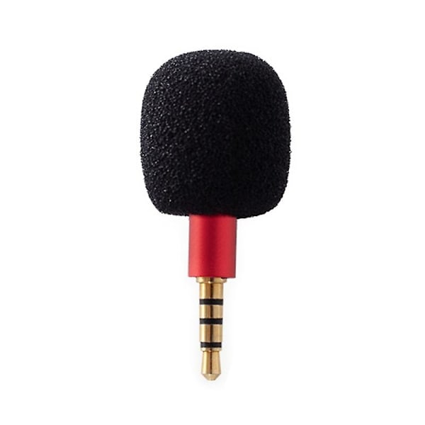 3,5 mm Jack bærbar lille mikrofon mini omni-direktionel mikrofonoptager