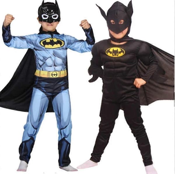 Batman Brystkostyme Karnevalsdrakt B Black L