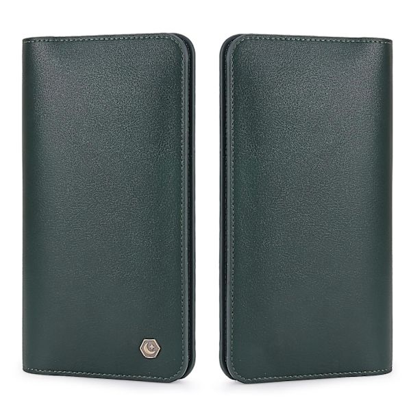 Pola Universal Dual Phone Horisontell Flip Case Dark Green