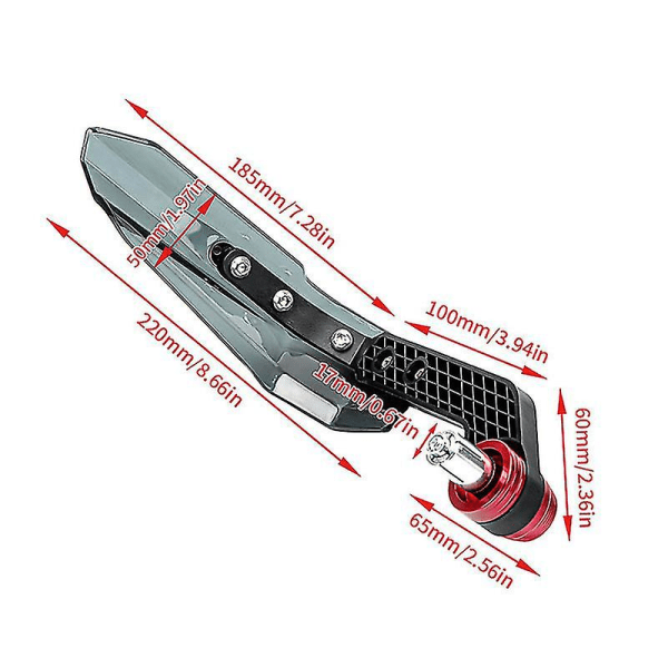 For Honda Silver Wing Gt 400 600 Silverwing Handguard Skjold Håndbeskyttelse Protector Winds NO LOGO Blcak