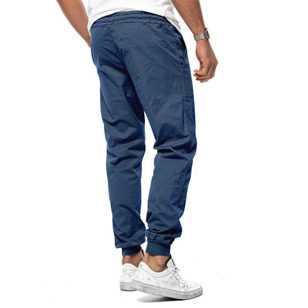 Herr Vår/Sommar Nya Artiklar Lotter för Semesteraktiviteter Långärmad Herrkläder Blue M