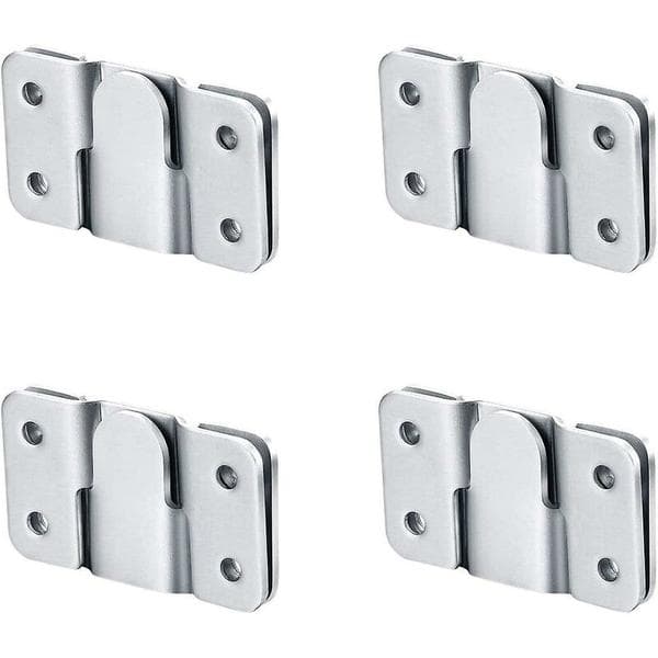 Flush Mount, Headboard Wall Mount Z-Lock Clip Hook Hardware for Furniture Fastener, Mirror Frame