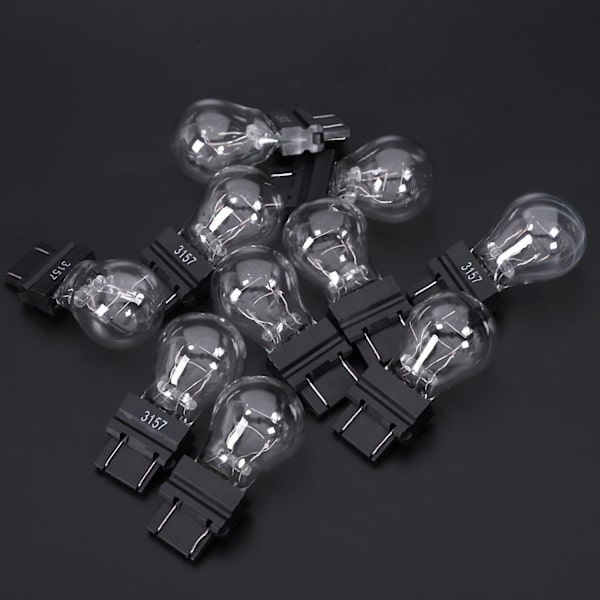 10x 3157 skarpe lyspærer Bakbrems Backup Revers S8 Signallampe Blinklys