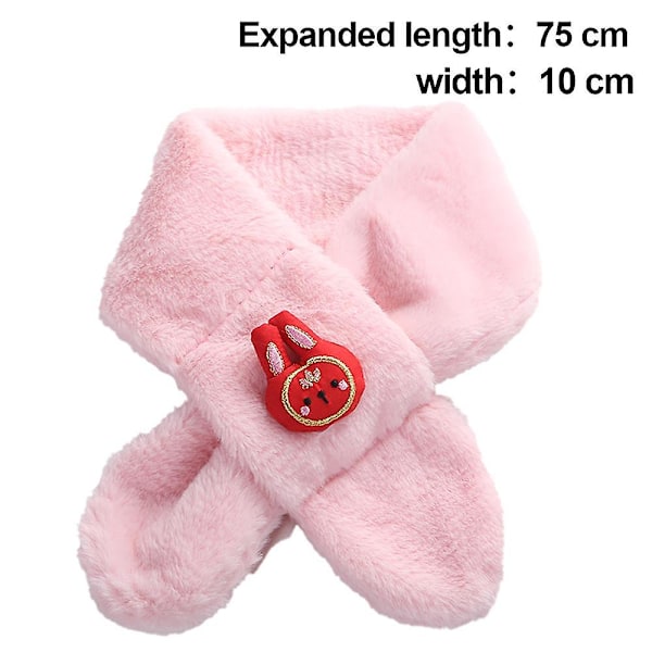 Fleece Halsklæde til Drenge og Piger - Varmt Vinter- og Efterårshalsklæde til Børn - Halsvarmer til Børn pink