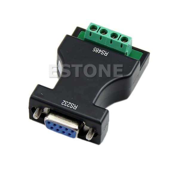 RS-232 RS232 til RS-485 RS485 Interface Seriel Adapter Konverter Ny