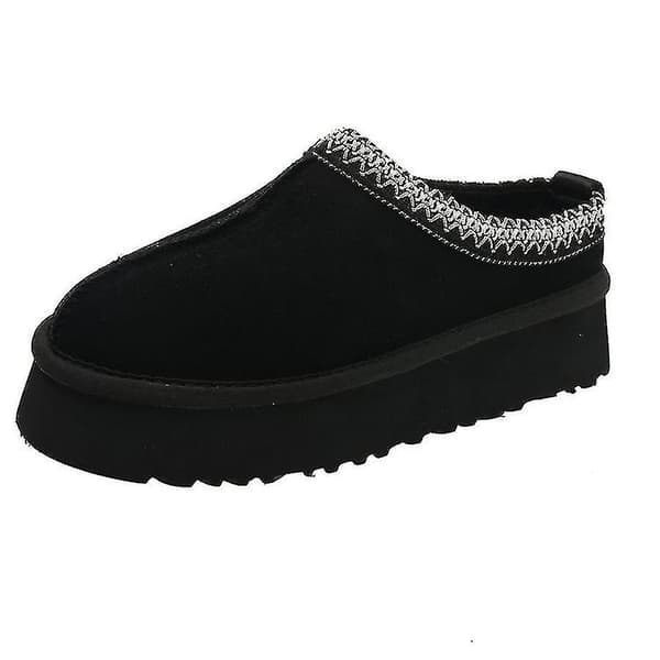 Damestoffler Fluffy Vinter Inne- og Utesko 39