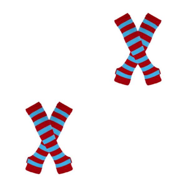 1/2/3/5 Polven yläpuoliset sukat paksuille reisille Helppokäyttöiset ja tyylikkäät Punaiset ja siniset Red and blue 2Set