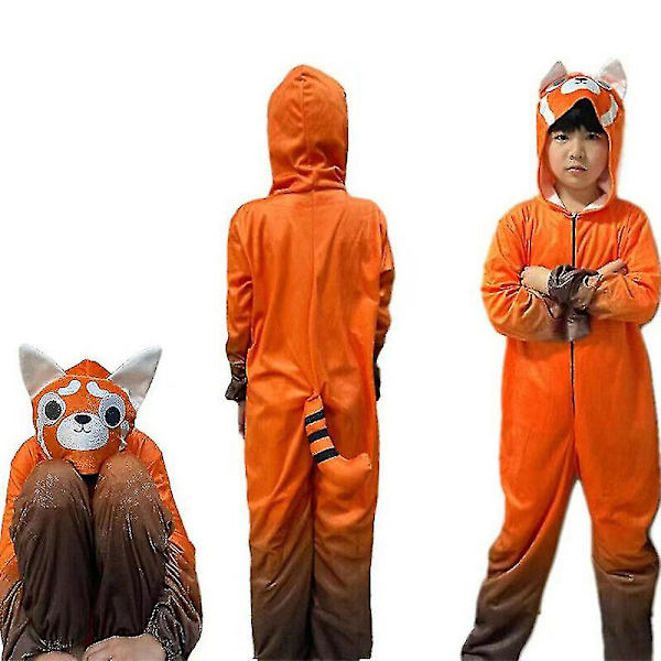 5-10-vuotiaiden lasten Turning Red -cosplay-asu 8-10 Years