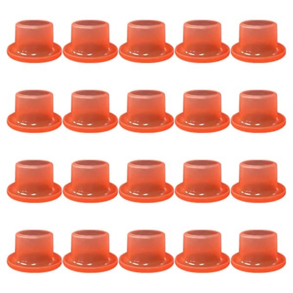 Läckagesäker silikonplugg för kran Enkel installation Rörpackningar för rörreparation Red 20pcs