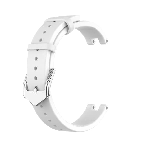 Garmin Lily Hvid Læderrem Svart