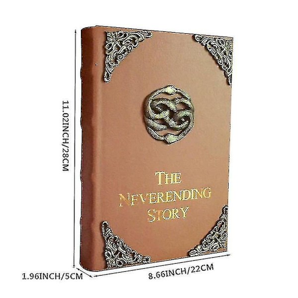 The Nevending Story Book Notebook Pages Filmanpassning Roman Halloween Julklapp till fans