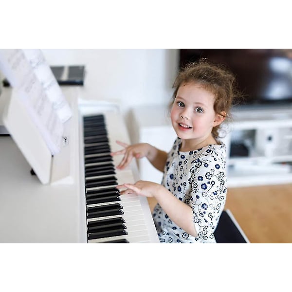 Pianonäppäintarra 49/54/61/88 valkoisille ja mustille näppäimille, musiikin sähköpianon näppäintarra