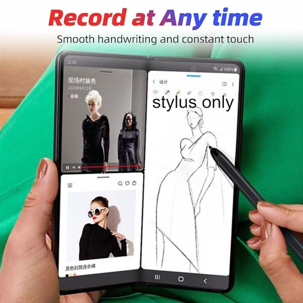 Stylus Pen til Samsung Z Fold 4 5G Foldbar Skærm Håndskrift