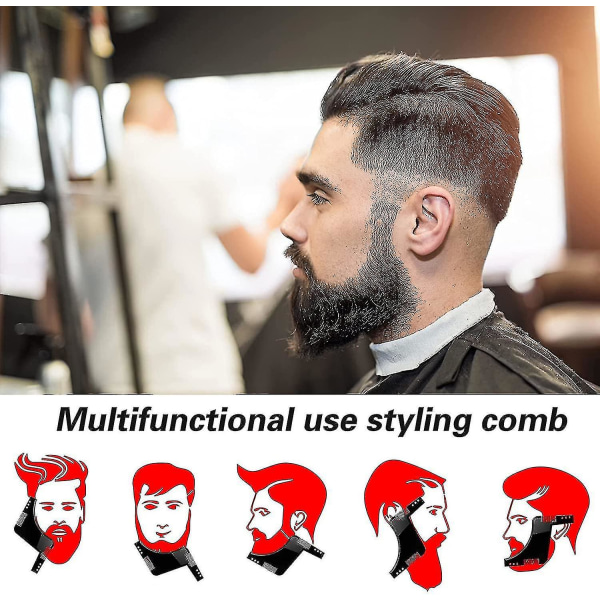 Parta stensiilit parta stensiilit parta muodot leualle Parta sideburns kaula, parta
