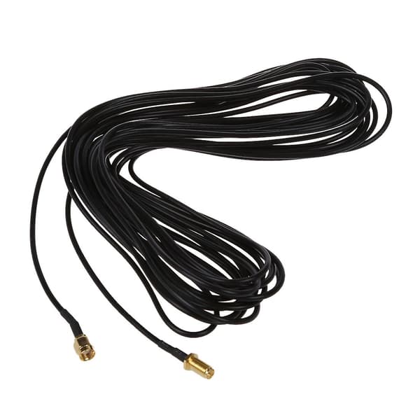 9 Meter Antenne RP-SMA Forlængerkabel til WiFi Router black