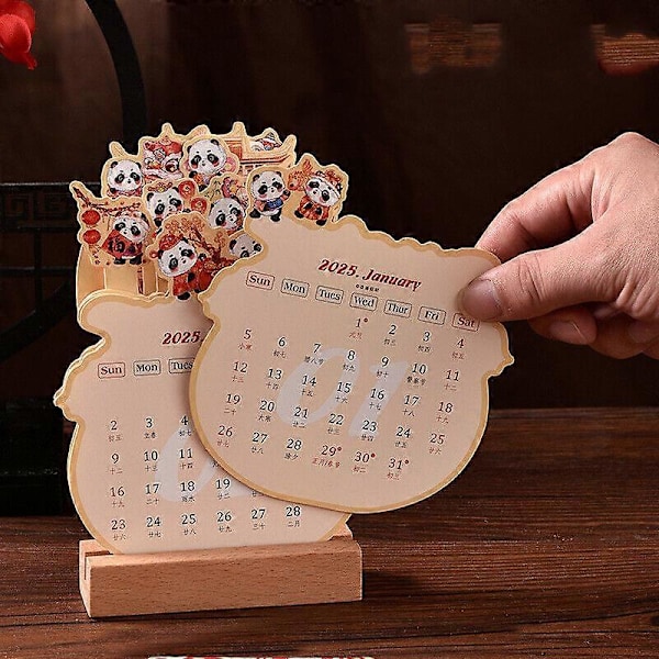 2025 Bloomy Flowers Skrivbords kalender, 2025 Kalender Skrivbord, 3D Liten Skrivbords kalender 4