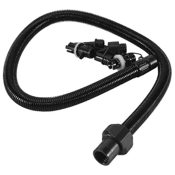 Elektrisk luftpump för kajak/SUP/uppblåsbar båt Svart