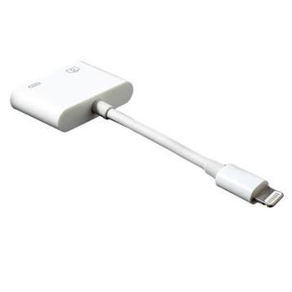 Lightning til USB 3.0 kameraadapter kompatibel - Hvit