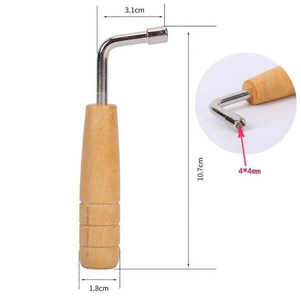 Stemmenøgle Lyre og Harpe Primitive Strengeinstrumenter Skruenøgle Træ
