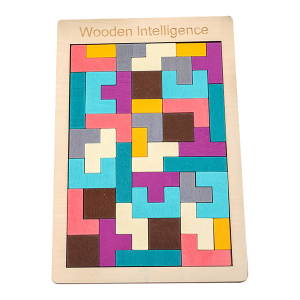 3d Tangram Tetris Game Math Toy Ryska Block Puzzle Jigsaw Utbildningsleksaker