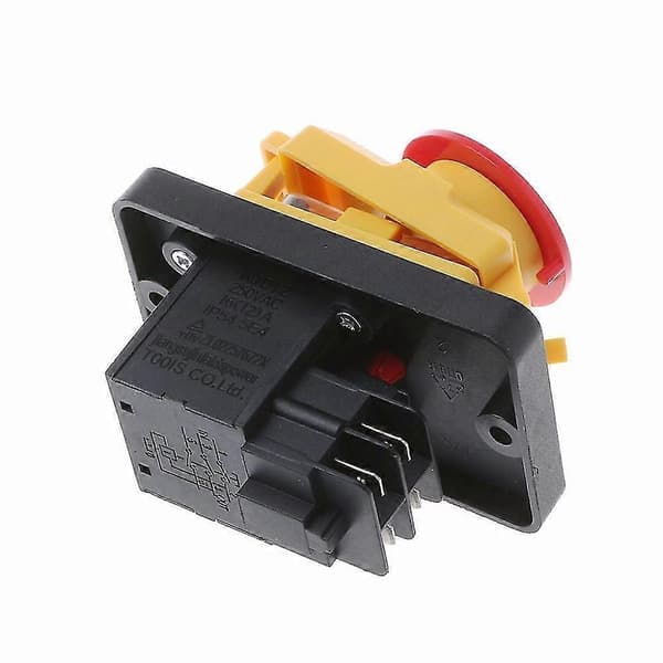 Kjd12 250v 16a 4-pin magnetisk start/stopp nullspenningsutløser trykknapp