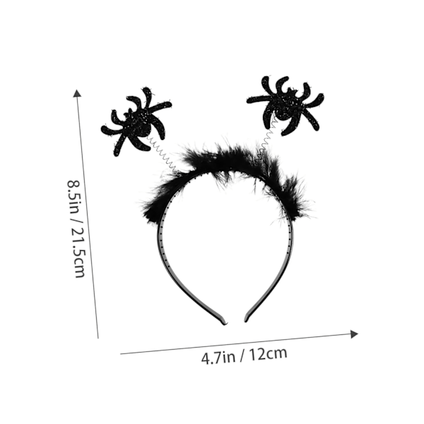 3 kpl Hämähäkkipäännauhaa Cosplay-hiusrenkaat Esitys Pääasusteet Hiusnauha Tarvikkeet Hämähäkkipäännauha Halloween Pääasusteet Asut Prom-tarvikkeet