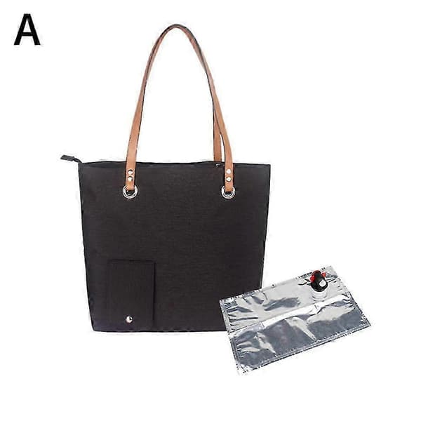 Isolert vinpose for camping og utendørsaktiviteter Black A 33x32x29cm