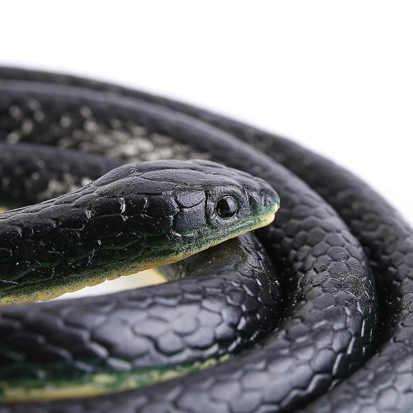 130 cm pitkä realistinen pehmeä kumi käärme puutarharekvisiitta hauska vitsi kepponen lelu lahja kuuma