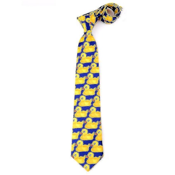 2pack Duck Tie Blue And Yellow - Funny tie