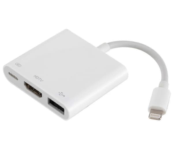 Lightning til OTG Digital AV-adapter, Lightning til HDMI+USB-konverter