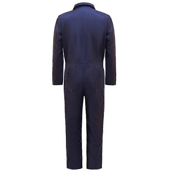 Michael Myers Kostym 2024 - Mask, Cosplay, Halloween Jumpsuit, Horror Blodig Mördares Rekvisita, Karnevalspartykostym för Vuxna Män Jumpsuit XXL