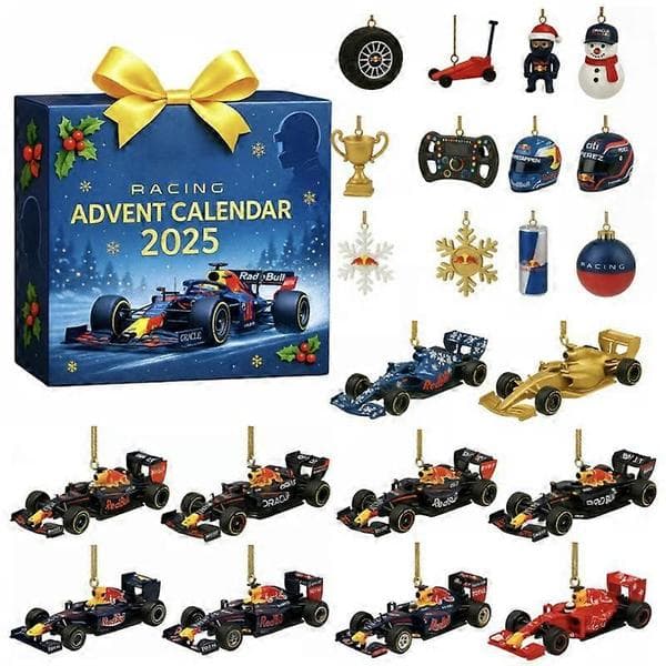 F1 Adventskalender Julegave Racing-tema Blindboks D