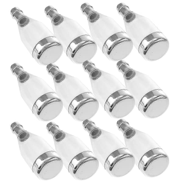 12 st champagneflaskor godisflaska låda duschfestfavoriter (transparent) Silver