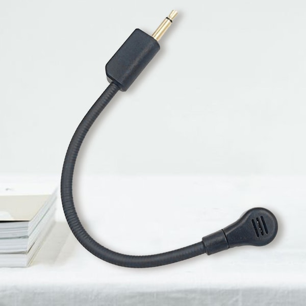 Hodesettmikrofon Utskiftbar avtagbar rundstrålende 3,5 mm fleksibel gaminghodetelefonmikrofonkompatibel Razer Blackshark V2/v2 Pro/v2 Se