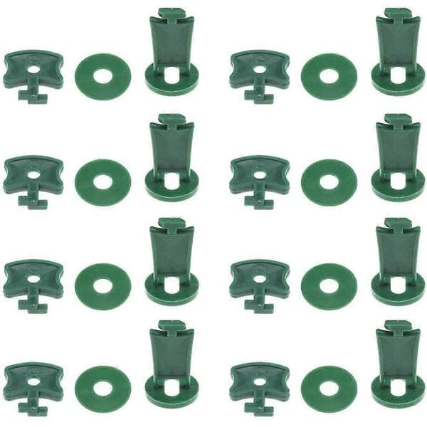 Drivhus Twist Clips, Drivhus Support Clip, til Solskærmsnet Isolering Skygge Vinter Sommer green